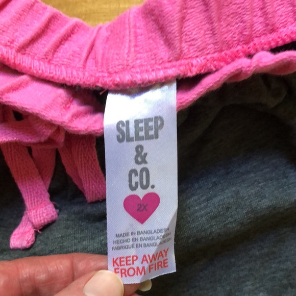 Sleep & Co shorty pajama set 2x/3x - Picture 4 of 10